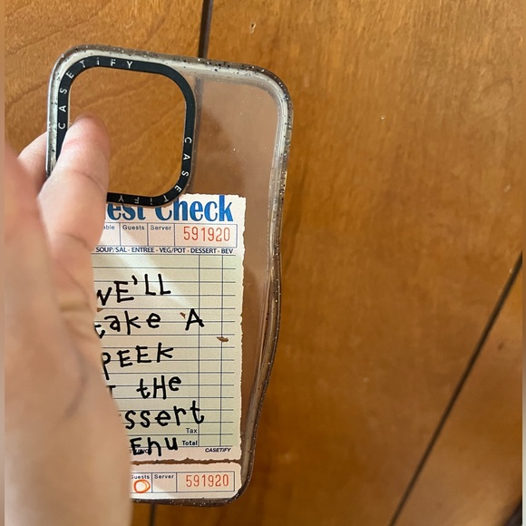 Defect Casetify iPhone 13 Pro Phone Case Guest Check - Picture 2 of 8